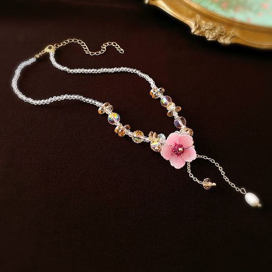 Crystal Diamond Necklace SYTELLA