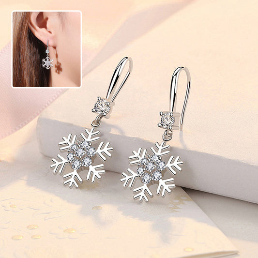 Snowflake Christmas Earrings SYTELLA