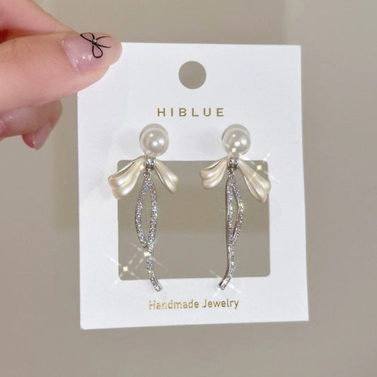 Classy Bow Tie Stud Earrings SYTELLA