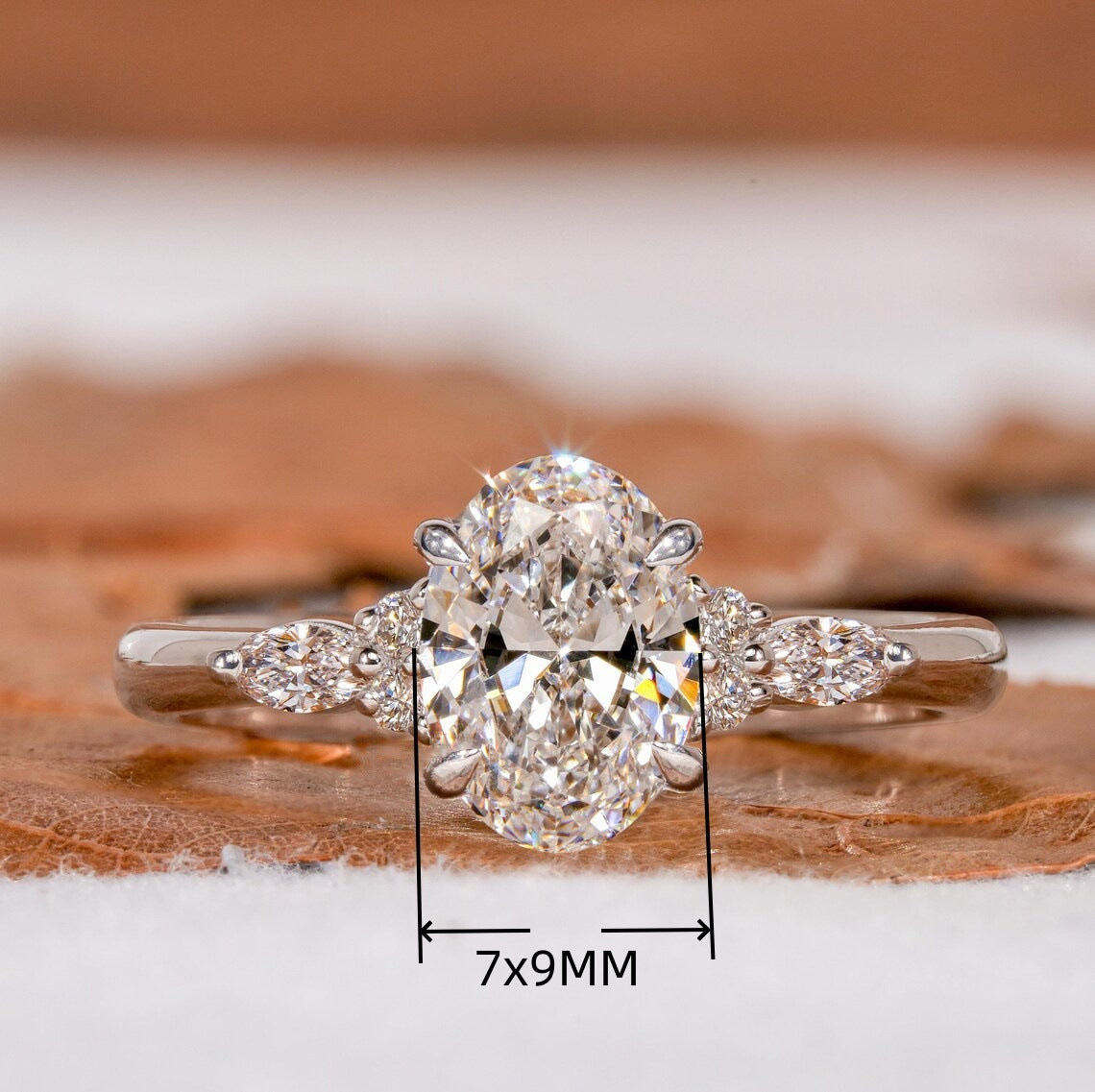 Shiny Diamond Wedding Ring SYTELLA