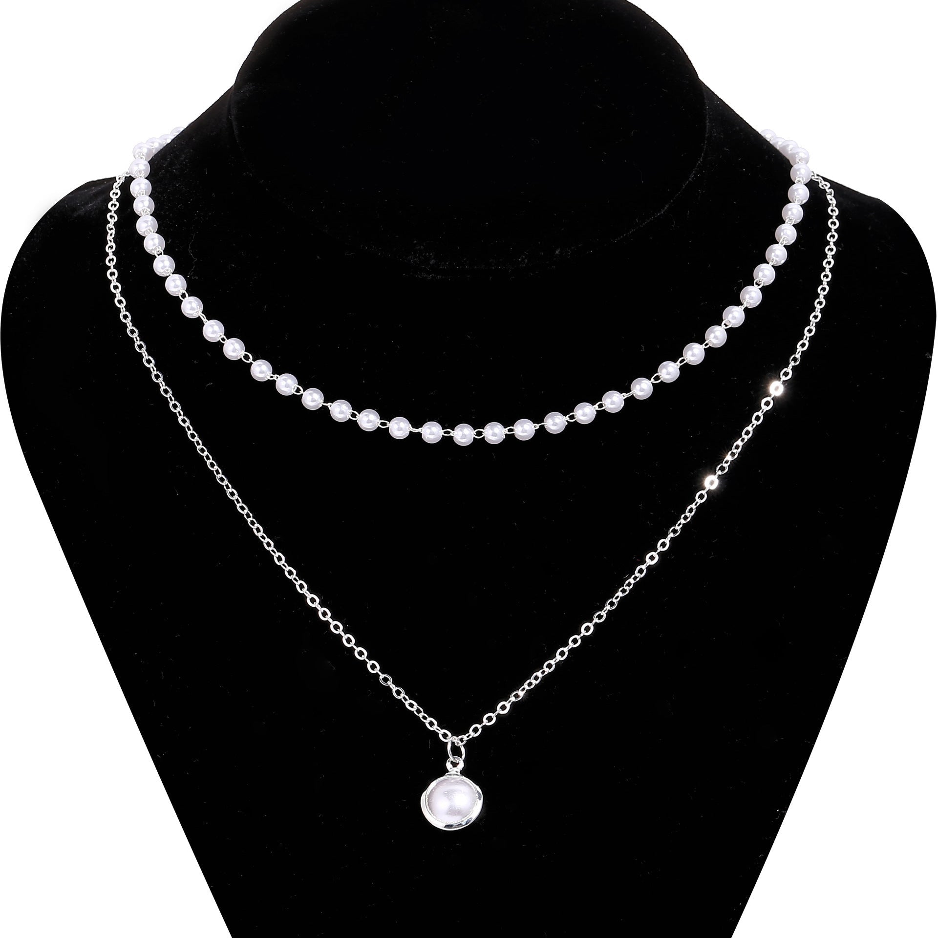 Stunning Artificial Pearl Necklace SYTELLA