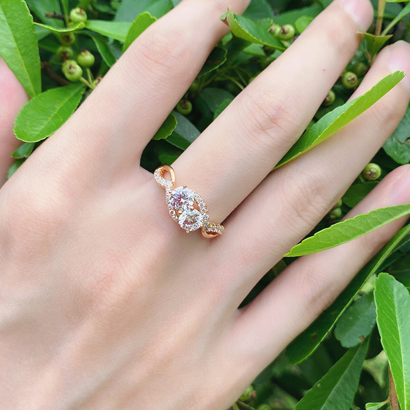 Special Rose Diamond Rings SYTELLA