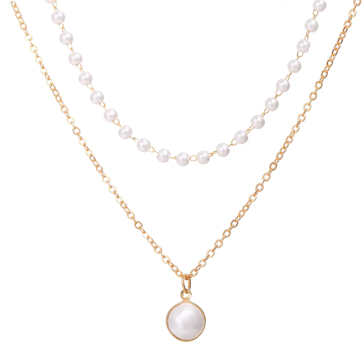 Stunning Artificial Pearl Necklace SYTELLA