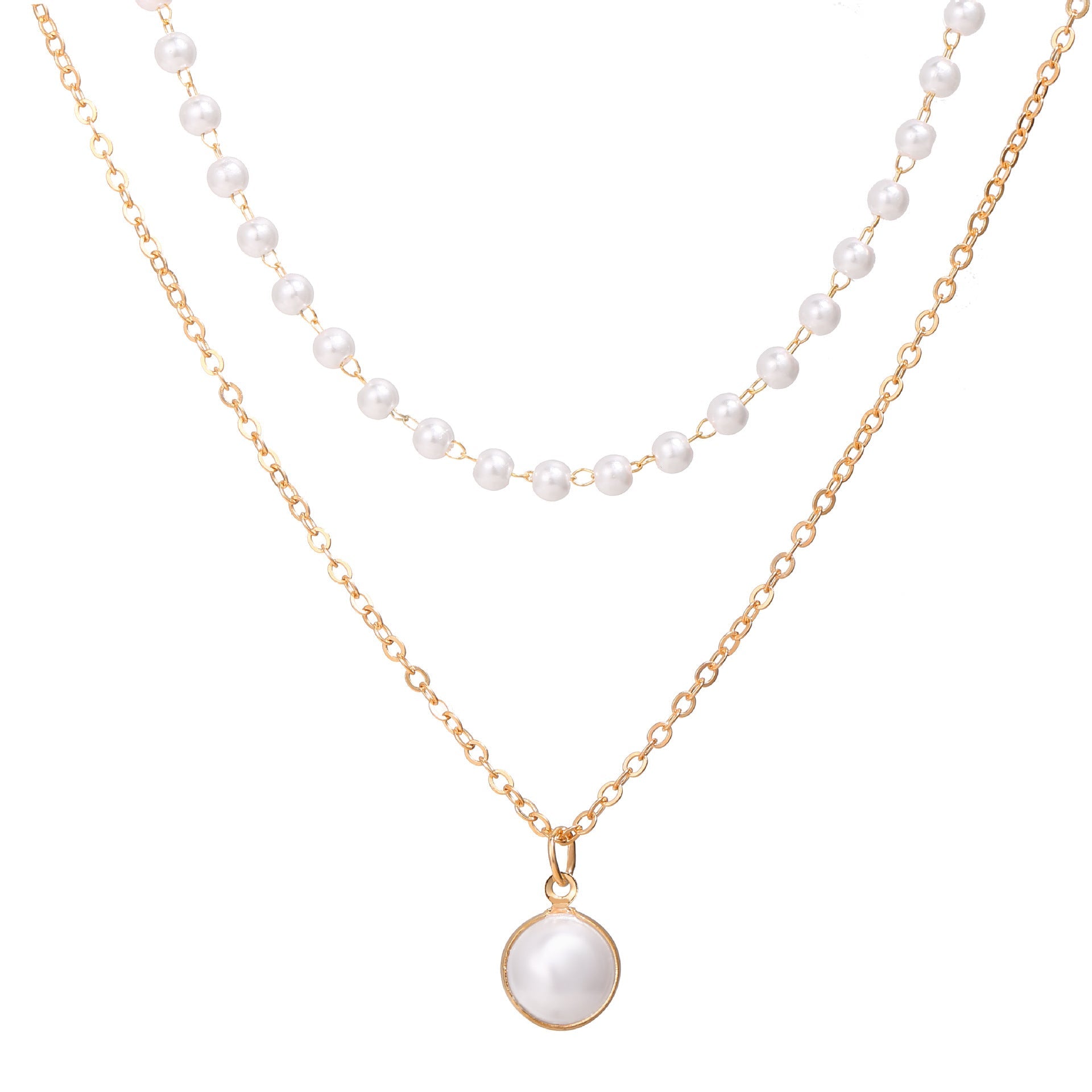 Stunning Artificial Pearl Necklace SYTELLA