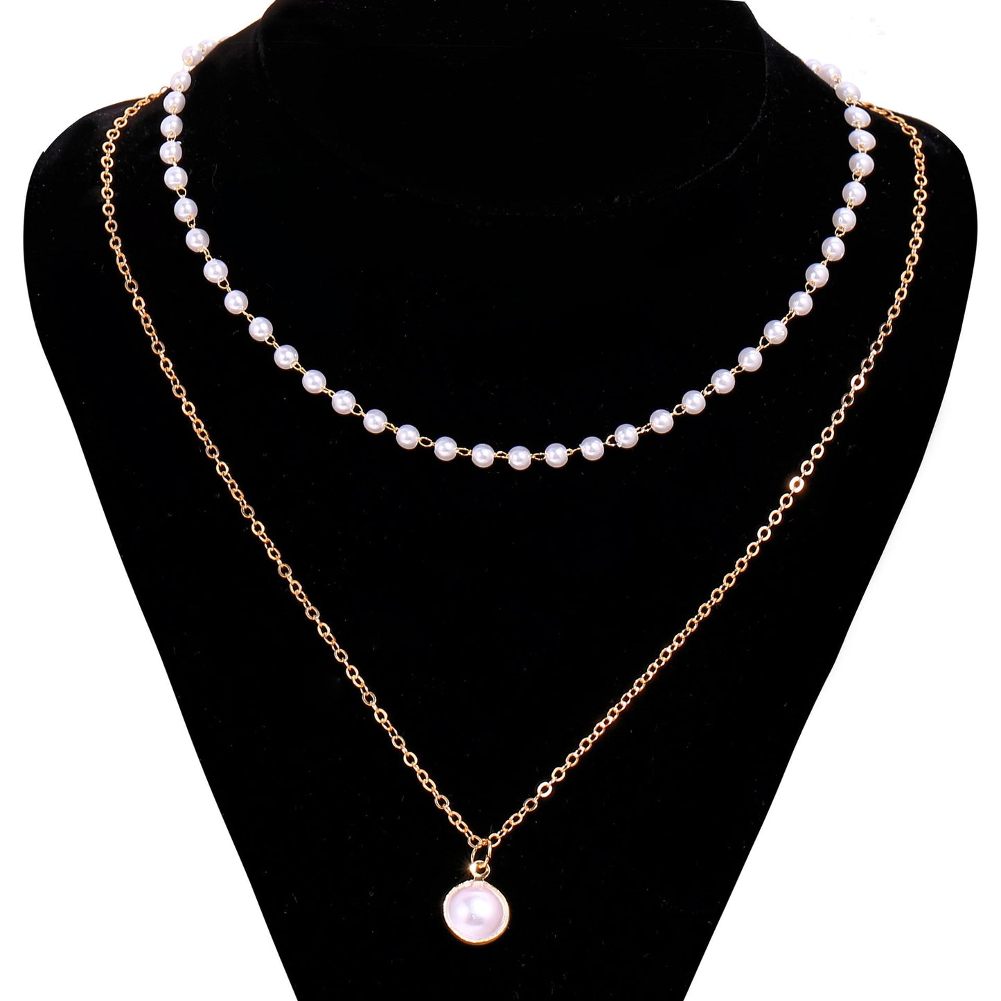 Stunning Artificial Pearl Necklace SYTELLA
