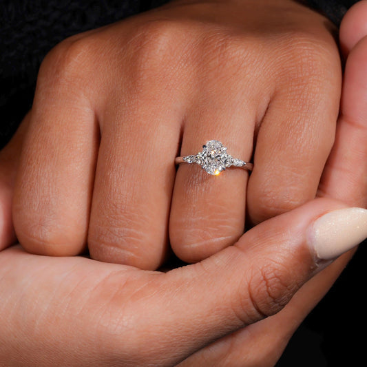 Shiny Diamond Wedding Ring SYTELLA