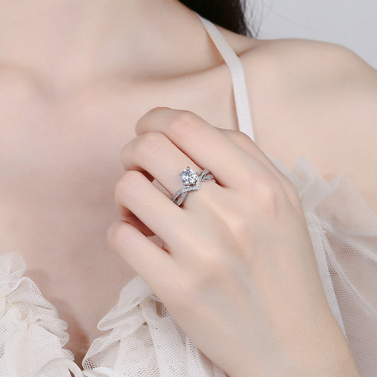 Diamond Proposal Wedding Ring SYTELLA