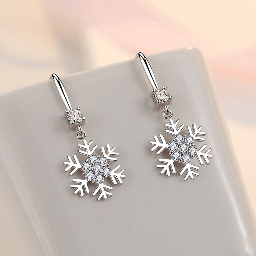 Snowflake Christmas Earrings SYTELLA