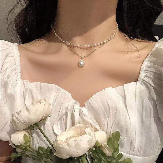 Stunning Artificial Pearl Necklace SYTELLA