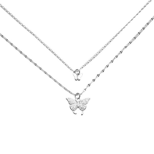 Double Butterfly Necklace SYTELLA